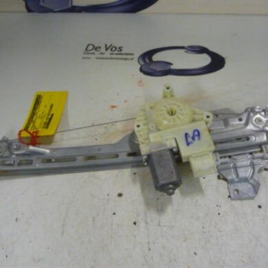 Peugeot 308  Rear door window mechanism 4-door, left 2014 9677737380