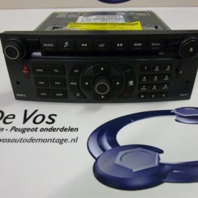Peugeot 407 2.7 HDi V6 24V Radio CD player 2006 657483-657484-657486