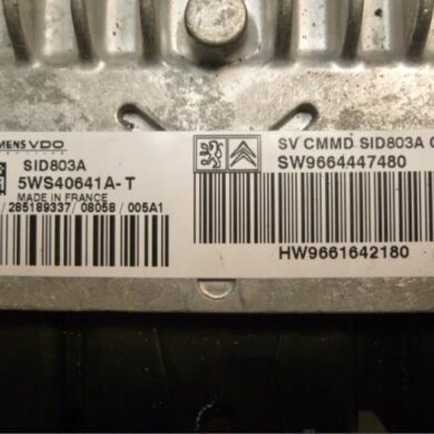 Peugeot 407  Engine management computer RHR 2008 1942VY-1942VZ