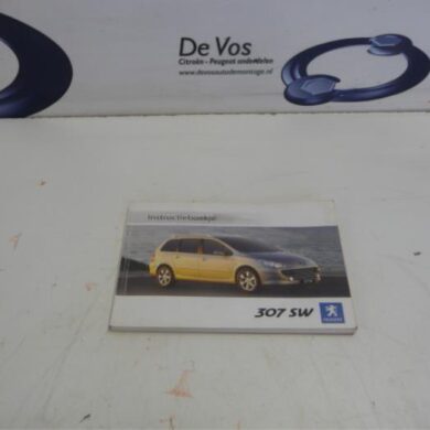 Peugeot 307  Instruction Booklet 2003