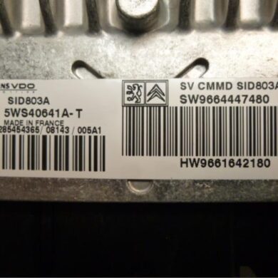 Peugeot 407 2.0 HDiF 16V Engine management computer RHR 2008 1942VY-1942VZ