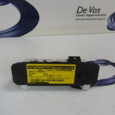 Peugeot 206 1.4 XR,XS,XT,Gentry Display Interieur KFW 2002 6155GQ-6155R4-5155CQ