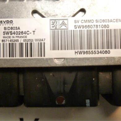 Peugeot 407  Engine management computer RHR 2005 1940ZR-1942YL