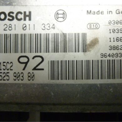 Peugeot 807 2.0 HDi 16V Computer Motormanagement RHT 2003 1940H5-1940H6