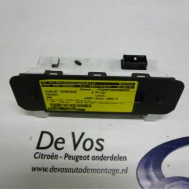 Peugeot 206 1.4 XR,XS,XT,Gentry Interior display KFW 2002 6155GQ-6155R4-6155CQ