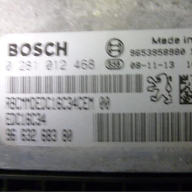 Citroen Picasso  Engine management computer 9HX-9HX9H02-9H02 2009 1940VX