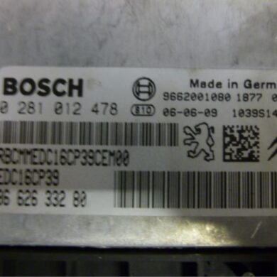Citroen C5 2.2 HDiF 16V 173 DPFS Engine management computer 4HT 2007 1939YZ-1939XX