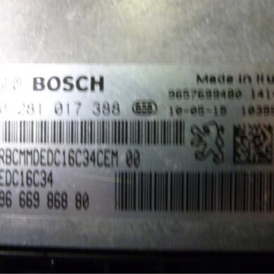 Citroen C3 1.4 HDi Computer Motormanagement 8HZ 2010 1944G5