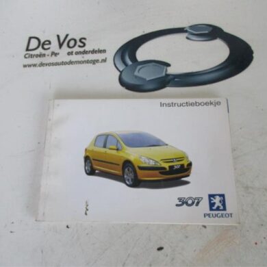 Peugeot 307  Instructie Boekje 2001