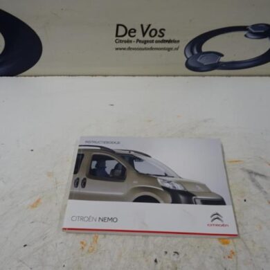 Citroen Nemo  Instructie Boekje 2013