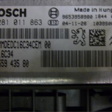 Citroen C4 1.6 HDi 16V Engine management computer 9HX 2005 1940JJ