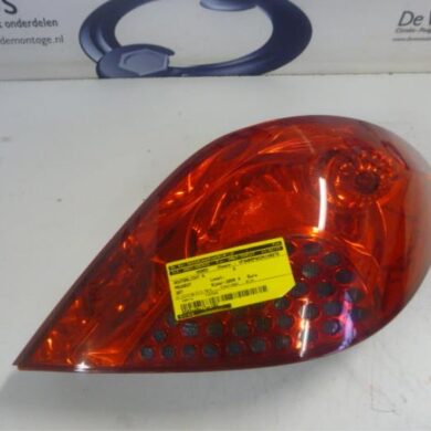 Peugeot 207  Taillight, right 2008 6351CE