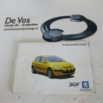 Peugeot 307  Instruction Booklet 2001