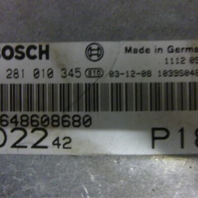 Citroen Jumper 2.2 HDi Engine management computer 4HY 2004 1939C7