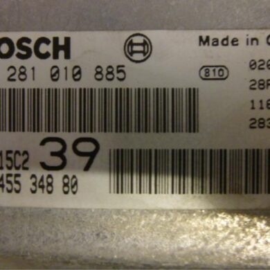 Citroen C5 2.2 HDi 16V FAP Engine management computer 4HX 2002 1940E1