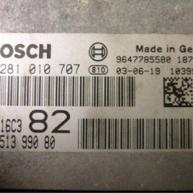 Peugeot 206 1.4 HDi Engine management computer 8HX 2003 1942F7