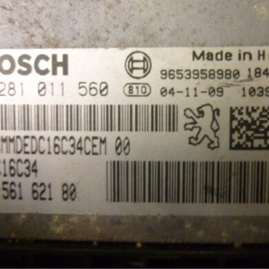 Peugeot 206  Engine management computer 9HZ 2005 1939QJ