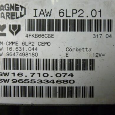 Peugeot 307 1.4 16V Computer Motormanagement KFU 2005 194031