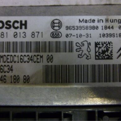 Citroen C4 1.6 HDi 16V 110 Computer Motormanagement 9HZ 2008 1943H2-1943Y2-1943H3-1943Y3