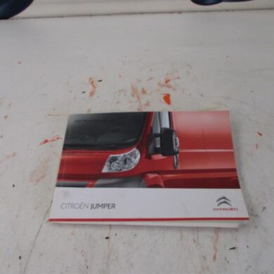 Citroen Jumper 2.2 HDi 100 Instruction Booklet 2011