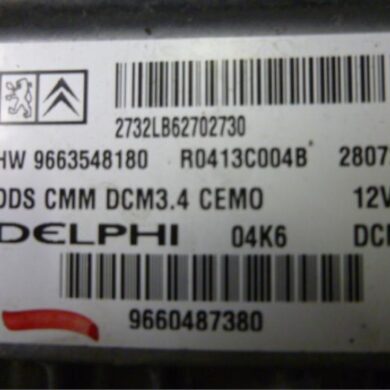 Peugeot 307  Engine management computer RHR 2006 1942GC
