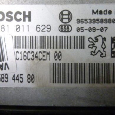 Peugeot 307  Engine management computer 9HY 2005 1940FX