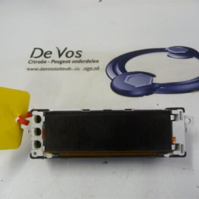 Peugeot Partner  Interior display 9HX9H03 2009 9807307080-6593F4-6593F5