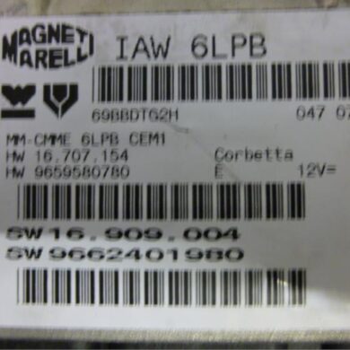 Citroen C4 Picasso 2.0 16V Autom. Computer Motormanagement RFJ 2007 1942L5-1942L6-1943VF-1943VG