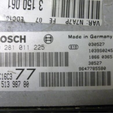 Citroen Xsara  Computer Motormanagement 8HZ 2003 193911