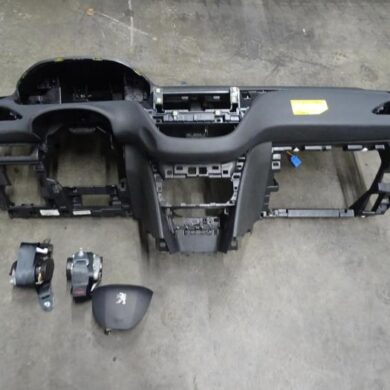 Peugeot 208  Airbag Set+Module 2014 98063150XX-98063151XX-98072114ZD-9672848580-16077378ZD