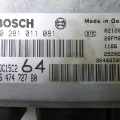 Peugeot 307  Engine management computer RHS 2003 1940CX