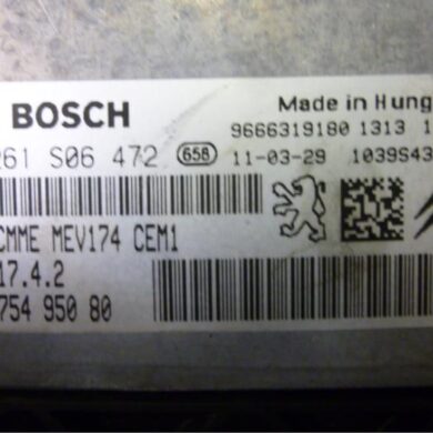 Peugeot 207 1.6 16V VTi Engine management computer 5FS-5FS5F01 2011 194465-194466
