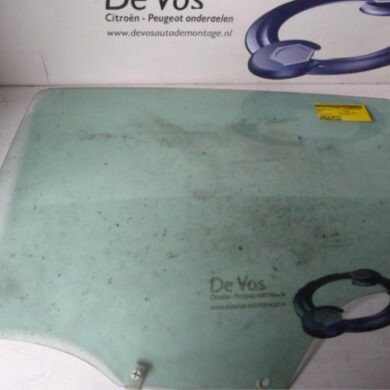 Peugeot 207  Rear door window 4-door, left 2008 9203HP