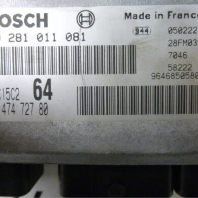 Peugeot 307  Engine management computer RHS 2003 1940CX