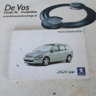 Peugeot 307  Instructie Boekje 2002