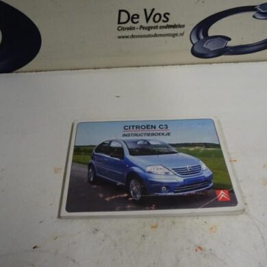 Citroen C3 1.4 Instruction Booklet 2003