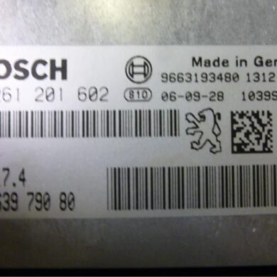 Peugeot 207 1.6 16V THP Engine management computer 5FX 2007 1942VW-1942VX