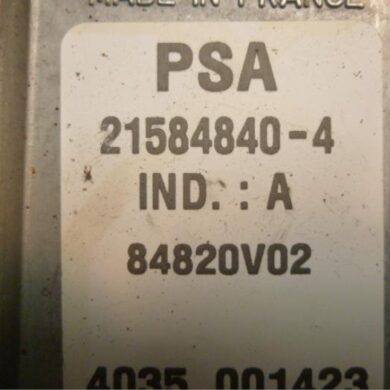 Peugeot 407  Engine management computer 6FZ 2004 1939F7-194204