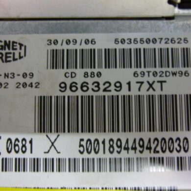 Peugeot 207 1.6 16V Radio CD player 2007 6574A3-6574A4