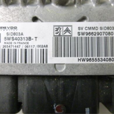 Peugeot 307 2.0 HDi 135 16V FAP Engine management computer RHR 2006 1940NH-1942T5