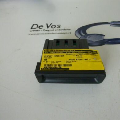 Peugeot 406 2.1 dT Display Interieur P8C 1997 6155J2