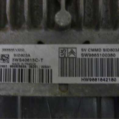 Citroen Jumpy  Computer Motormanagement 3FZ-RHK 2009 1943GY-1609523880