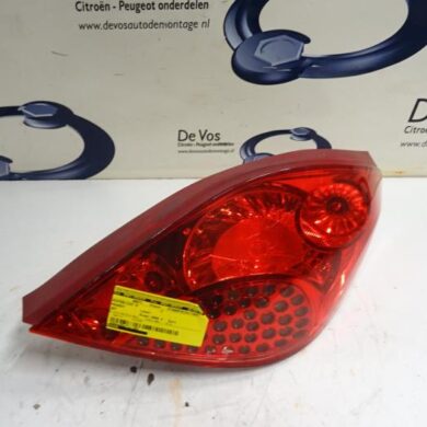 Peugeot 207  Taillight, right 2008 6351CE