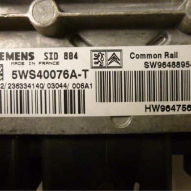 Citroen C2 1.4 HDI Engine management computer 8HX 2004 1938WZ