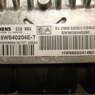 Peugeot 407 2.0 HDiF 16V Engine management computer RHR 2005 1940YP-1942Z2