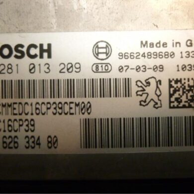 Peugeot 407 2.2 HDiF 16V Engine management computer 4HT 2008 1943KG-1943KF