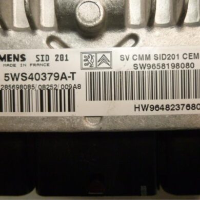 Peugeot 407 2.7 HDi V6 24V Engine management computer UHZ 2009 1939WP-1942SN