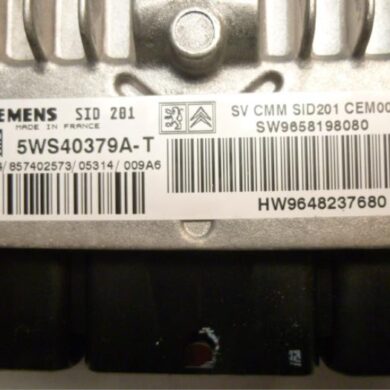 Peugeot 407 2.7 HDi V6 24V Engine management computer UHZ 2006 1939WP-1942SN