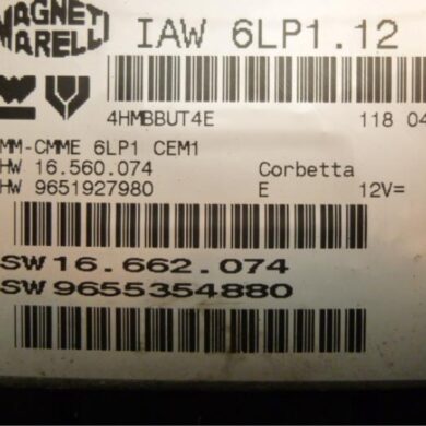 Peugeot 407 2.0 16V Engine management computer RFN 2004 1940YJ