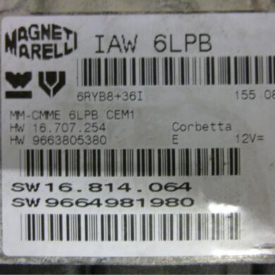 Citroen C4 Picasso 1.8 16V Engine management computer 6FY 2008 1942SY-1942SZ-1942WZ-1942XA